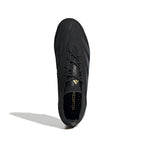 adidas Predator Elite FG Firm Ground Soccer Cleat - Core Black/Carbon/Gold Metallic