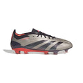 adidas Predator Elite FG Firm Ground Soccer Cleat -Platin Metallic/ Aurora Black/ Turbo
