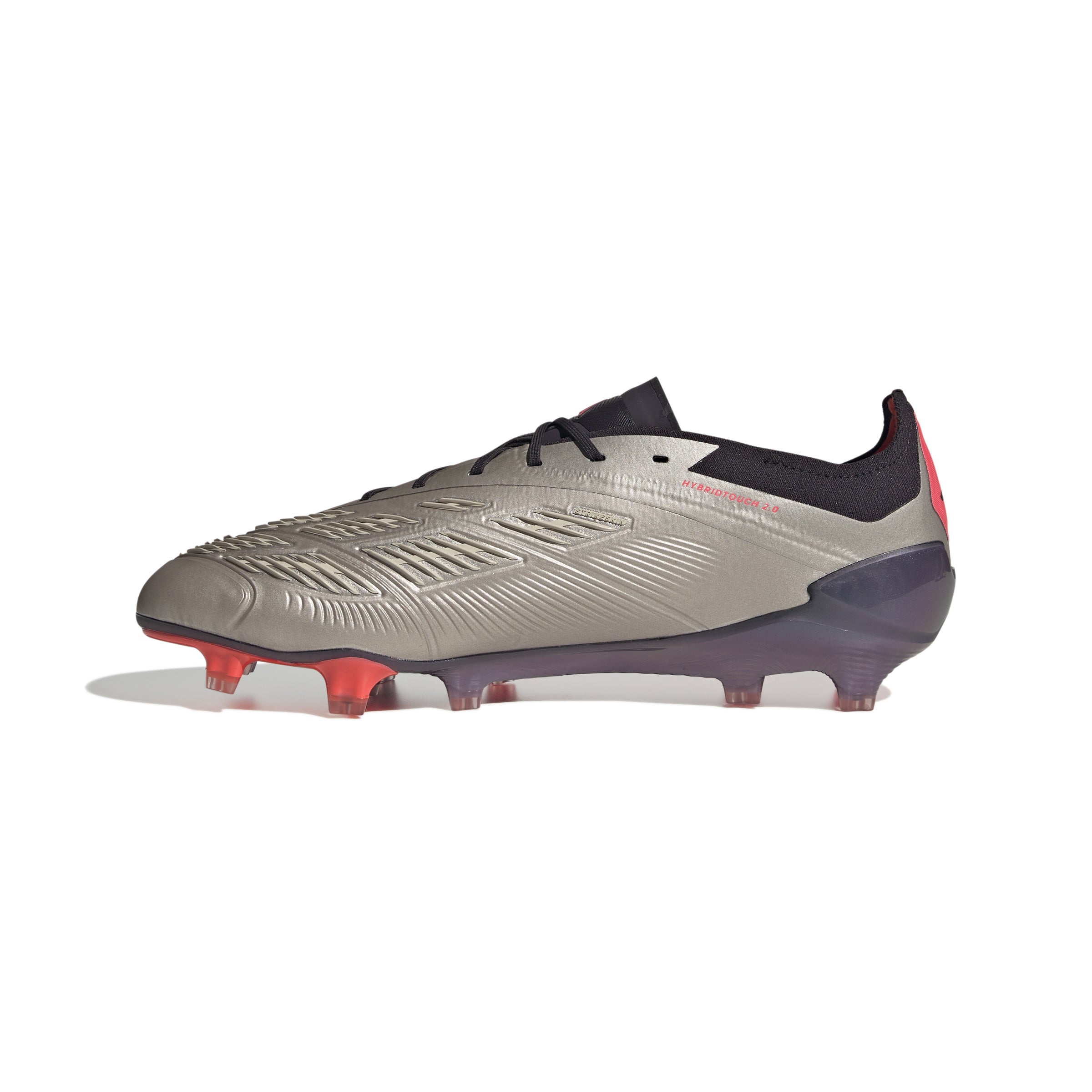 adidas Predator Elite FG Firm Ground Soccer Cleat -Platin Metallic/ Aurora Black/ Turbo
