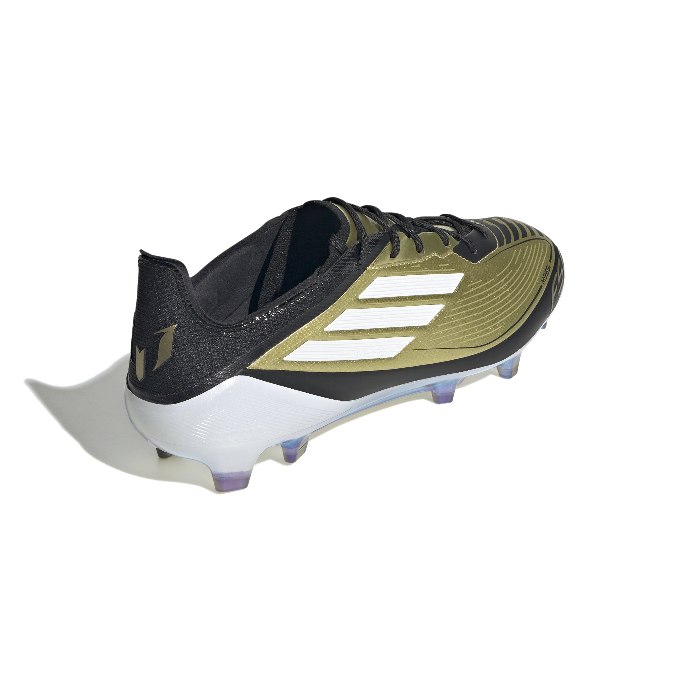 adidas Messi F50 Elite FG Firm Ground Soccer Cleats-  Gold/White/Cloud Black