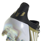 adidas Messi F50 Elite FG Firm Ground Soccer Cleats-  Gold/White/Cloud Black