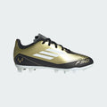 adidas F50 Club FxG J Messi - Gold Metallic/Cloud Black/ White