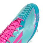 adidas F50 Elite Messi FG Firm Ground Soccer Cleats- 	Flash Aqua/ Lucid Pink/ Lucid Cyan