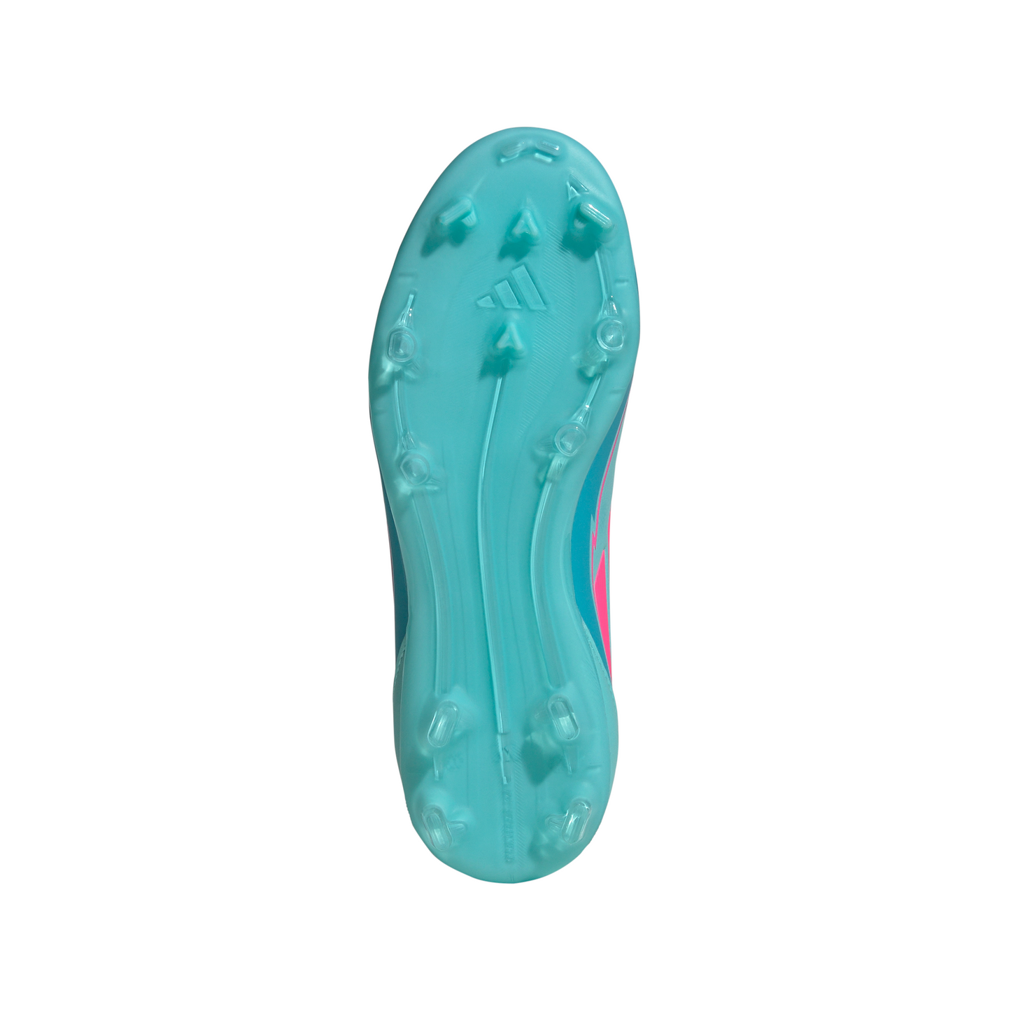 adidas Messi F50 League Junior FG Firm Ground Soccer Cleats -  Flash Aqua /Lucid Pink/Lucid Cyan