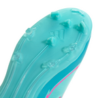 adidas Messi F50 League Junior FG Firm Ground Soccer Cleats -  Flash Aqua /Lucid Pink/Lucid Cyan