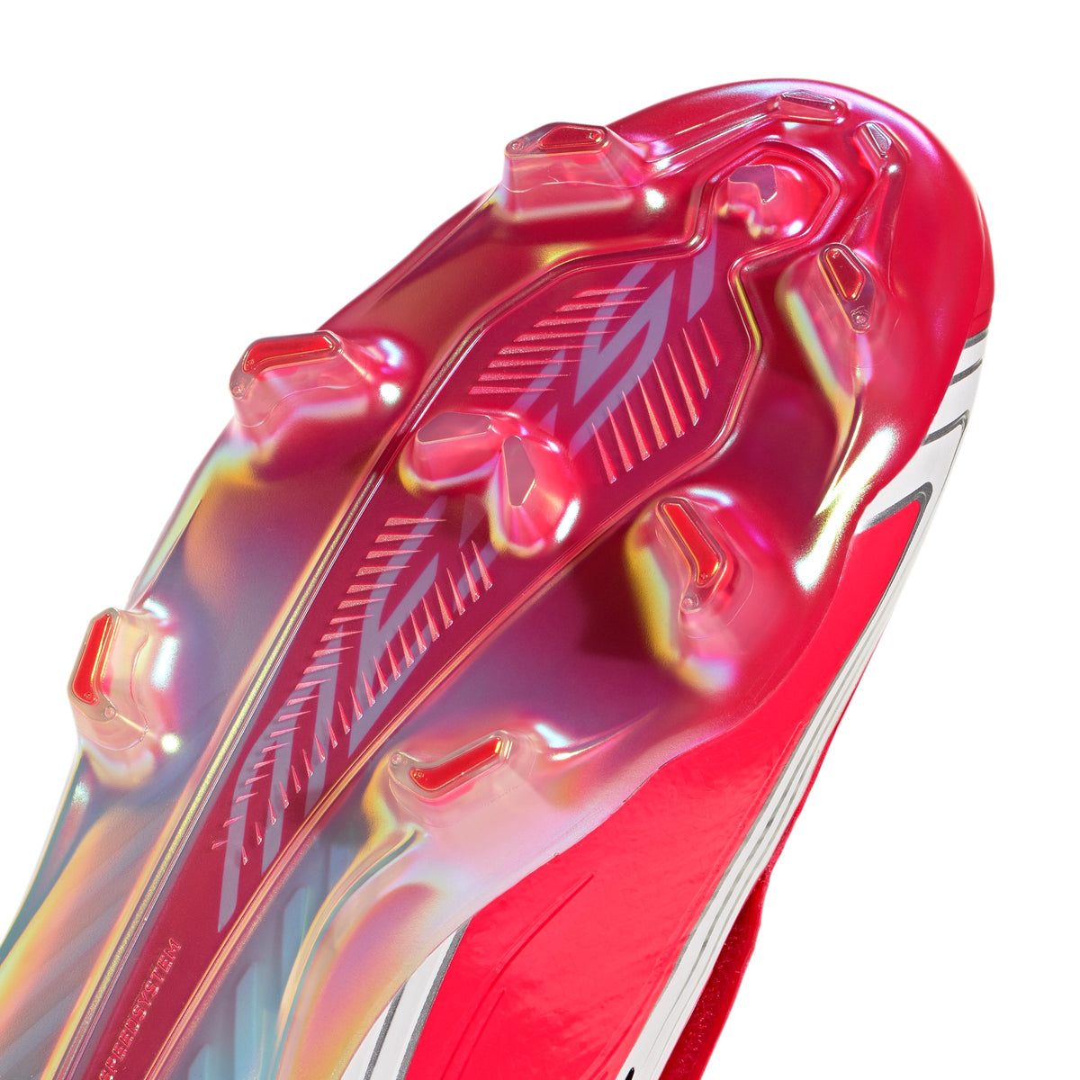 adidas F50 Elite Messi FG Firm Ground Soccer Cleats- Lucid Red / Core Black / Pure Rub