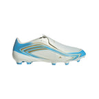 adidas Messi F50 League FG Firm Ground Soccer Cleats- Ivory / Semi Blue Burst / Icey Blue