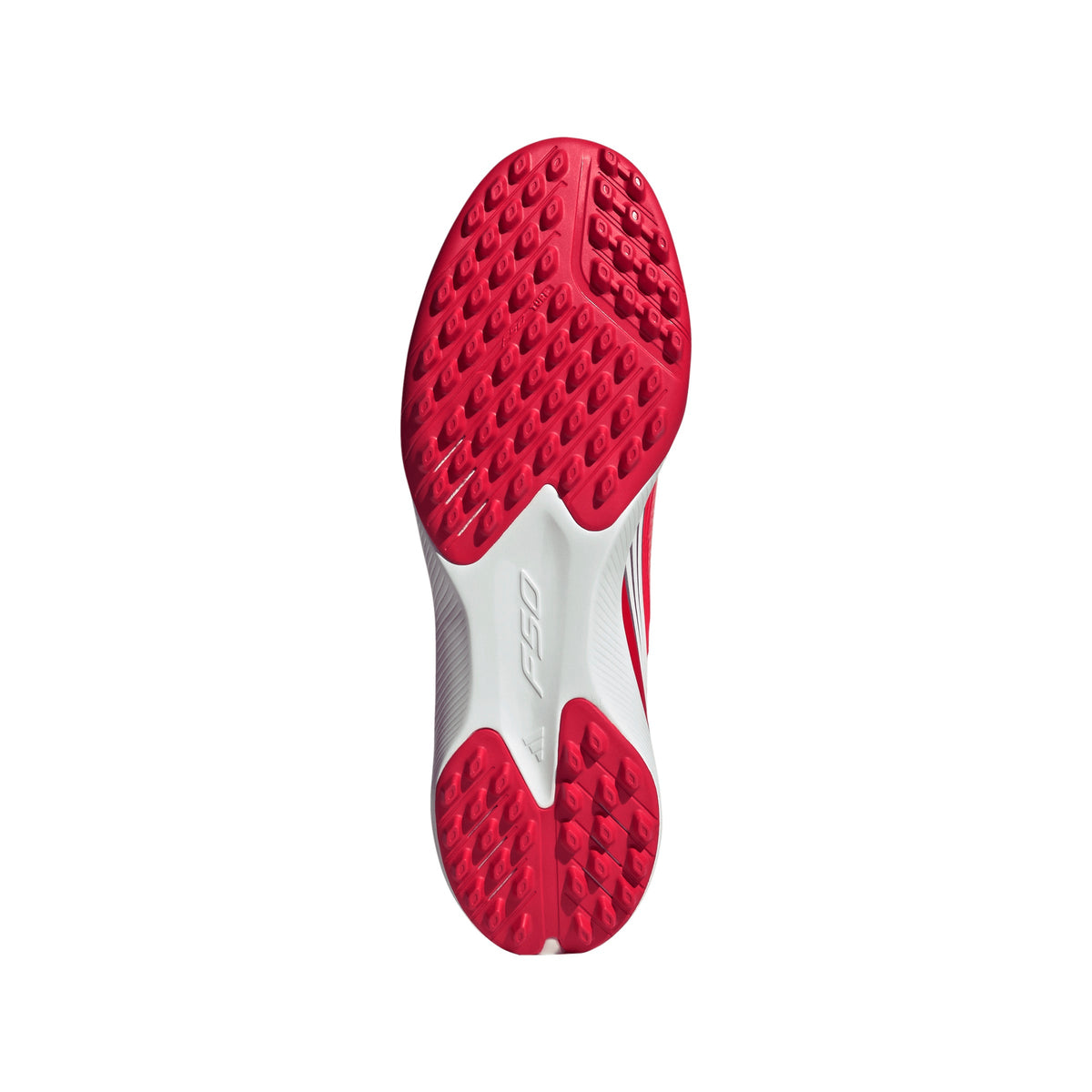 adidas F50 League Messi TF Turf Soccer Cleats- Lucid Red / Core Black / Pure Ruby
