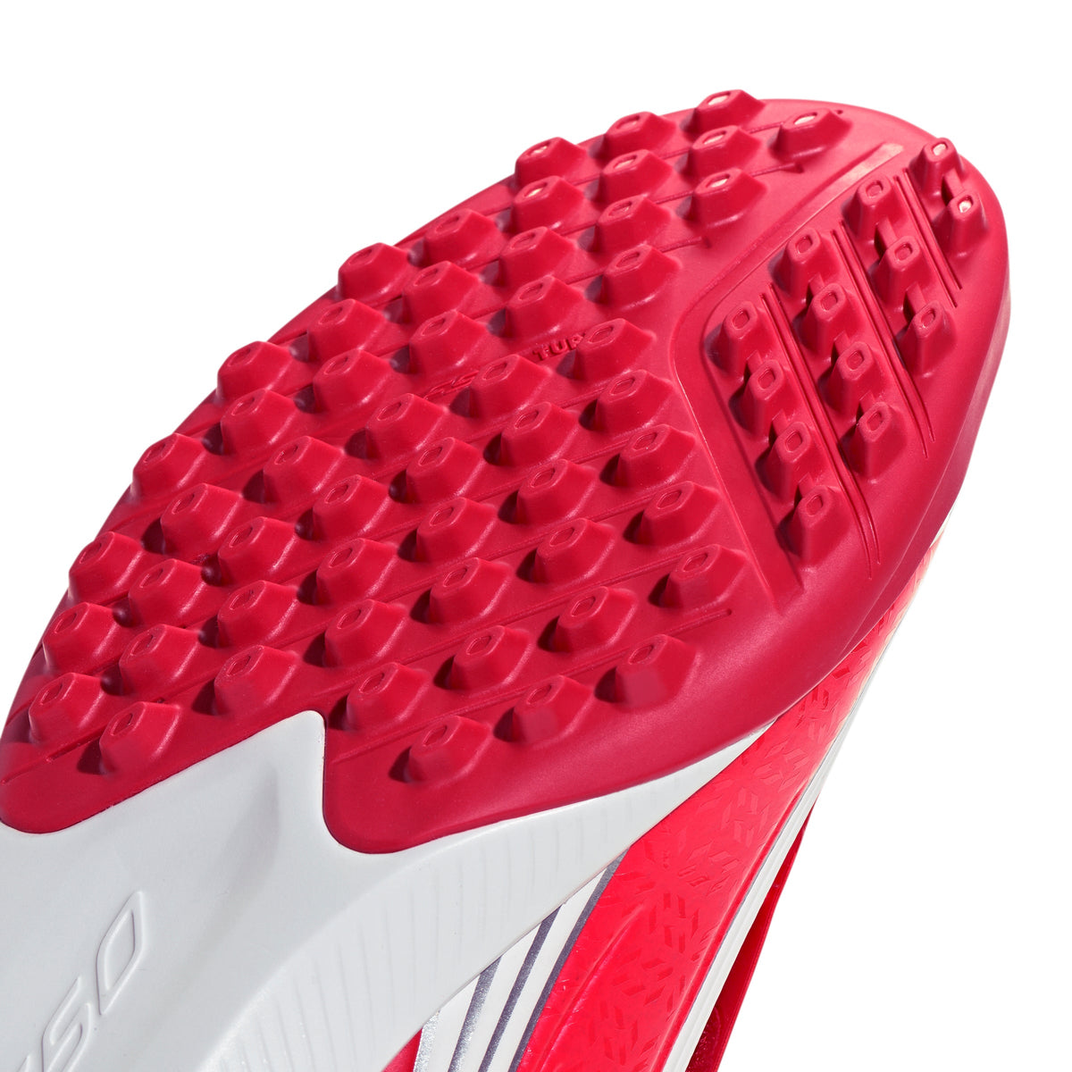 adidas F50 League Messi TF Turf Soccer Cleats- Lucid Red / Core Black / Pure Ruby