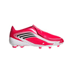 adidas F50 Messi League Laceless Junior FG Firm Ground Soccer Cleats -Lucid Red / Core Black / Pure Ruby