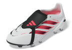 adidas Predator League FoldTongue  FT FG Junior Firm Ground Soccer Cleat - Cloud White / Solar Turbo / Core Black