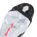 adidas Predator League FoldTongue  FT FG Junior Firm Ground Soccer Cleat - Cloud White / Solar Turbo / Core Black