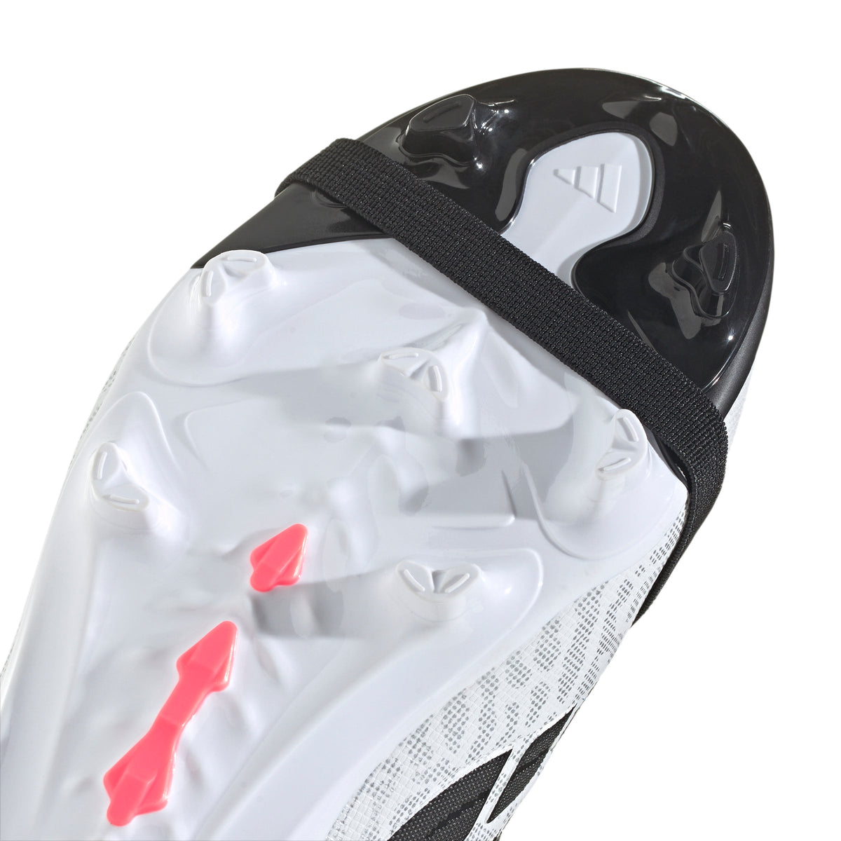 adidas Predator League FoldTongue  FT FG Junior Firm Ground Soccer Cleat - Cloud White / Solar Turbo / Core Black