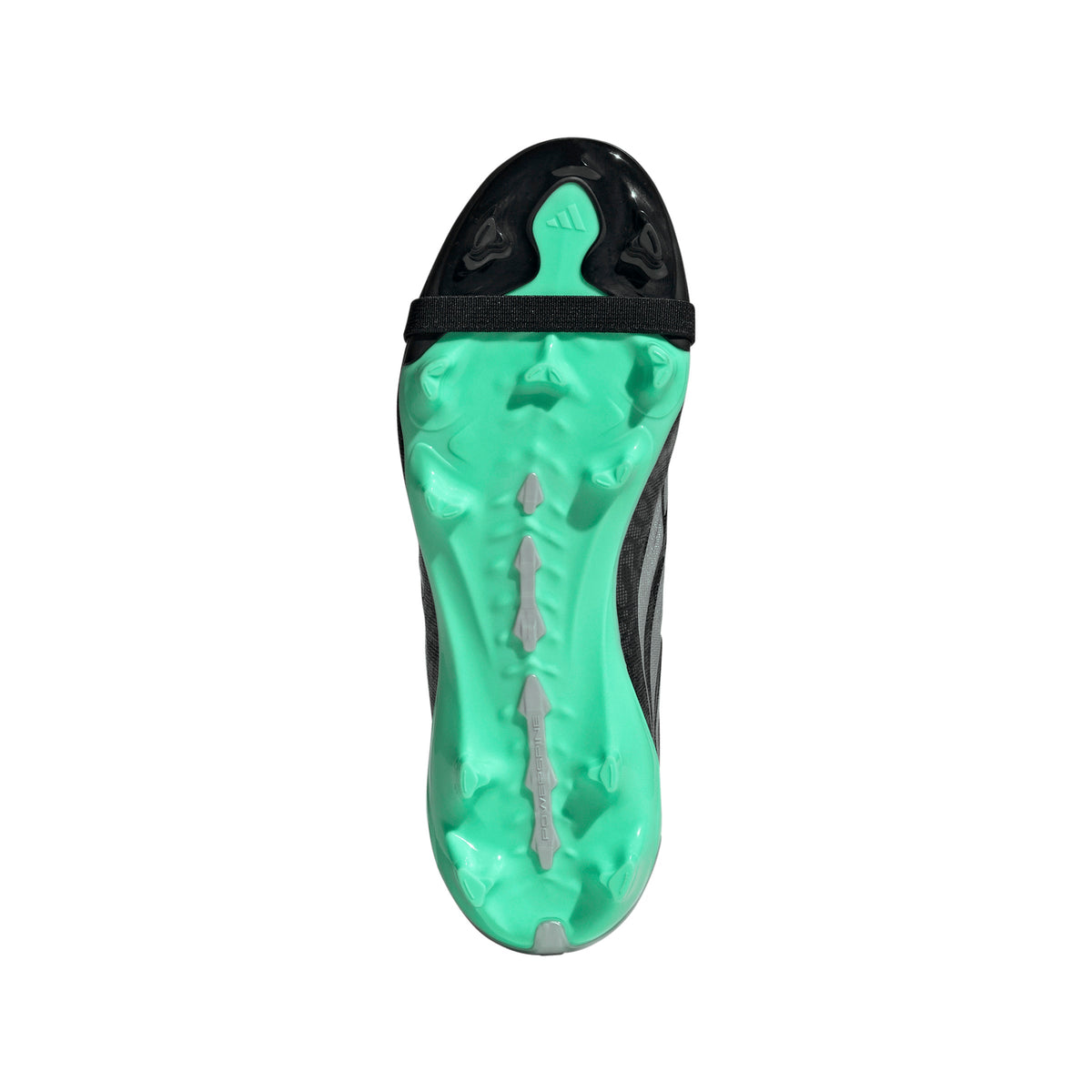 adidas Predator League FoldTongue  FT FG Junior Firm Ground Soccer Cleats - Core Black / Silver Metallic / Pulse Mint