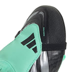 adidas Predator League FoldTongue  FT FG Junior Firm Ground Soccer Cleats - Core Black / Silver Metallic / Pulse Mint