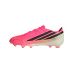 adidas F50 Hyperfast Elite Junior FG Firm Ground Soccer Cleats- Solar Turbo / Core Black / Gold Metallic