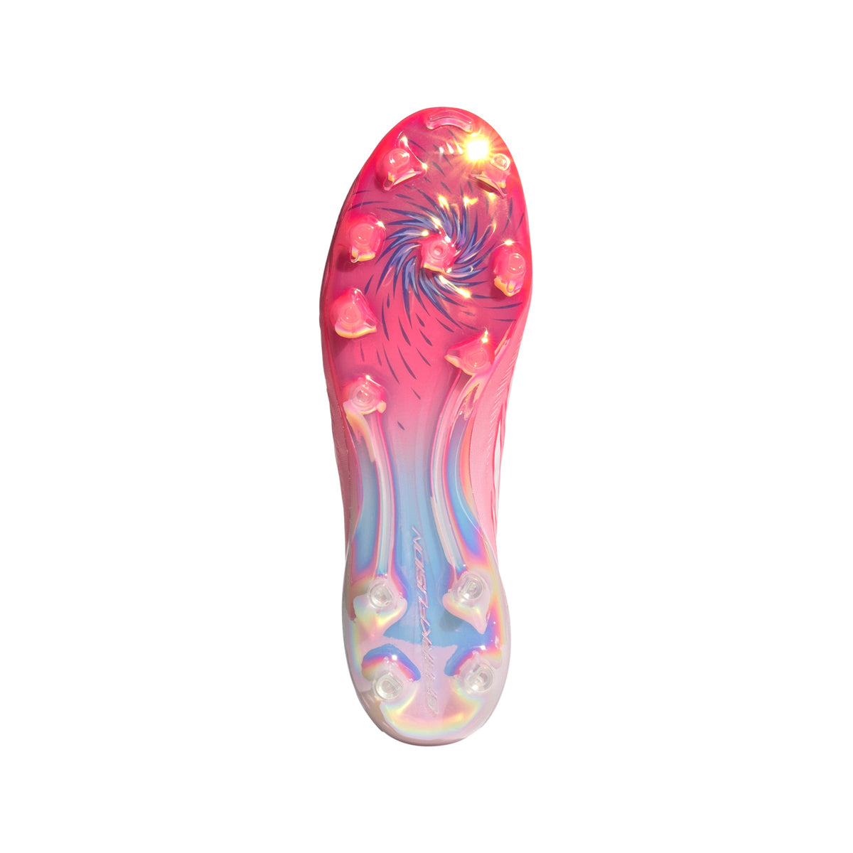 adidas Women’s F50 Sparkfusion Elite Mid FG Firm Ground/Artificial Grass - Solar Turbo / Cloud White / Distilled Pink