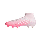 adidas Women’s F50 Sparkfusion Elite Mid FG Firm Ground/Artificial Grass - Solar Turbo / Cloud White / Distilled Pink