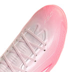 adidas Women’s F50 Sparkfusion Elite Mid FG Firm Ground/Artificial Grass - Solar Turbo / Cloud White / Distilled Pink