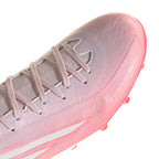 adidas Women’s F50 Sparkfusion League Mid FG Firm Ground/Artificial Grass - Solar Turbo / Cloud White / Distilled Pink