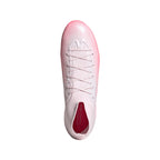 adidas Women’s F50 Sparkfusion Pro Mid FG Firm Ground/Artificial Grass - Solar Turbo / Cloud White / Distilled Pink