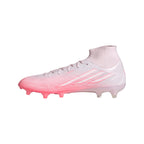 adidas Women’s F50 Sparkfusion Pro Mid FG Firm Ground/Artificial Grass - Solar Turbo / Cloud White / Distilled Pink