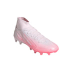 adidas Women’s F50 Sparkfusion Pro Mid FG Firm Ground/Artificial Grass - Solar Turbo / Cloud White / Distilled Pink