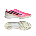 adidas F50 Hyperfast League TF Turf Soccer Cleats -Solar Turbo / Core Black / Gold Metallic