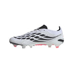adidas Predator Elite FG Firm Ground Soccer Cleats- Cloud White / Solar Turbo / Core Black