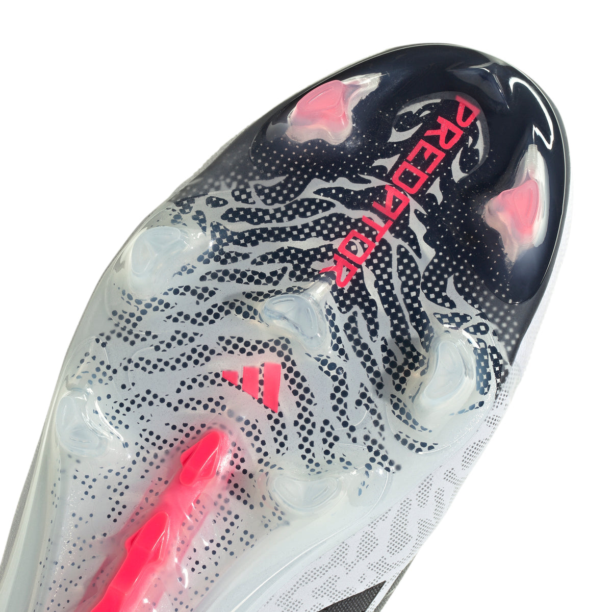adidas Predator Elite FG Firm Ground Soccer Cleats- Cloud White / Solar Turbo / Core Black
