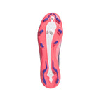 adidas F50 Hyperfast League Mid FG Firm Ground Soccer Cleats - Cloud White / Solar Purple / Solar Turbo