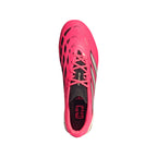 adidas Predator League FG Firm Ground Soccer Cleats- Solar Turbo/Thermal Chrome/Core Black