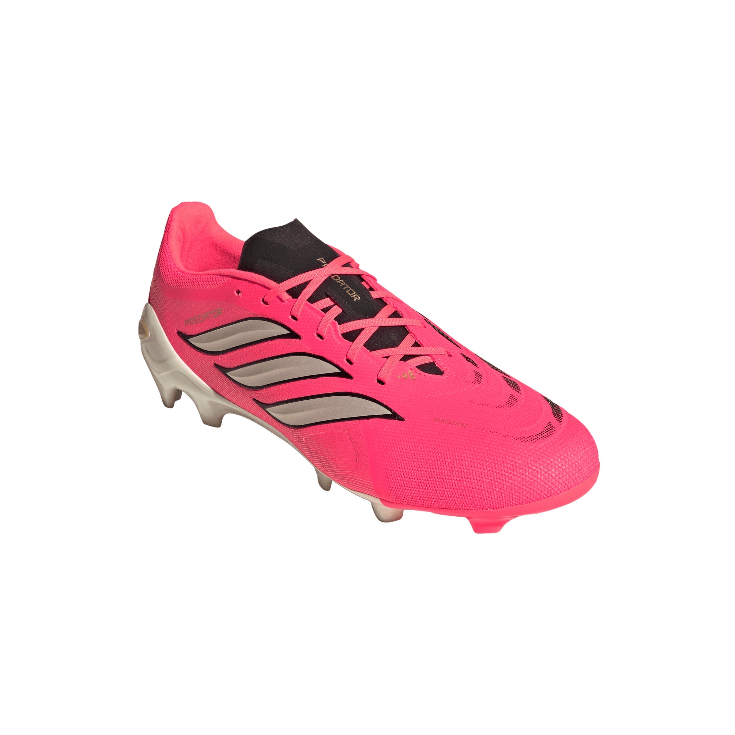adidas Predator League FG Firm Ground Soccer Cleats- Solar Turbo/Thermal Chrome/Core Black