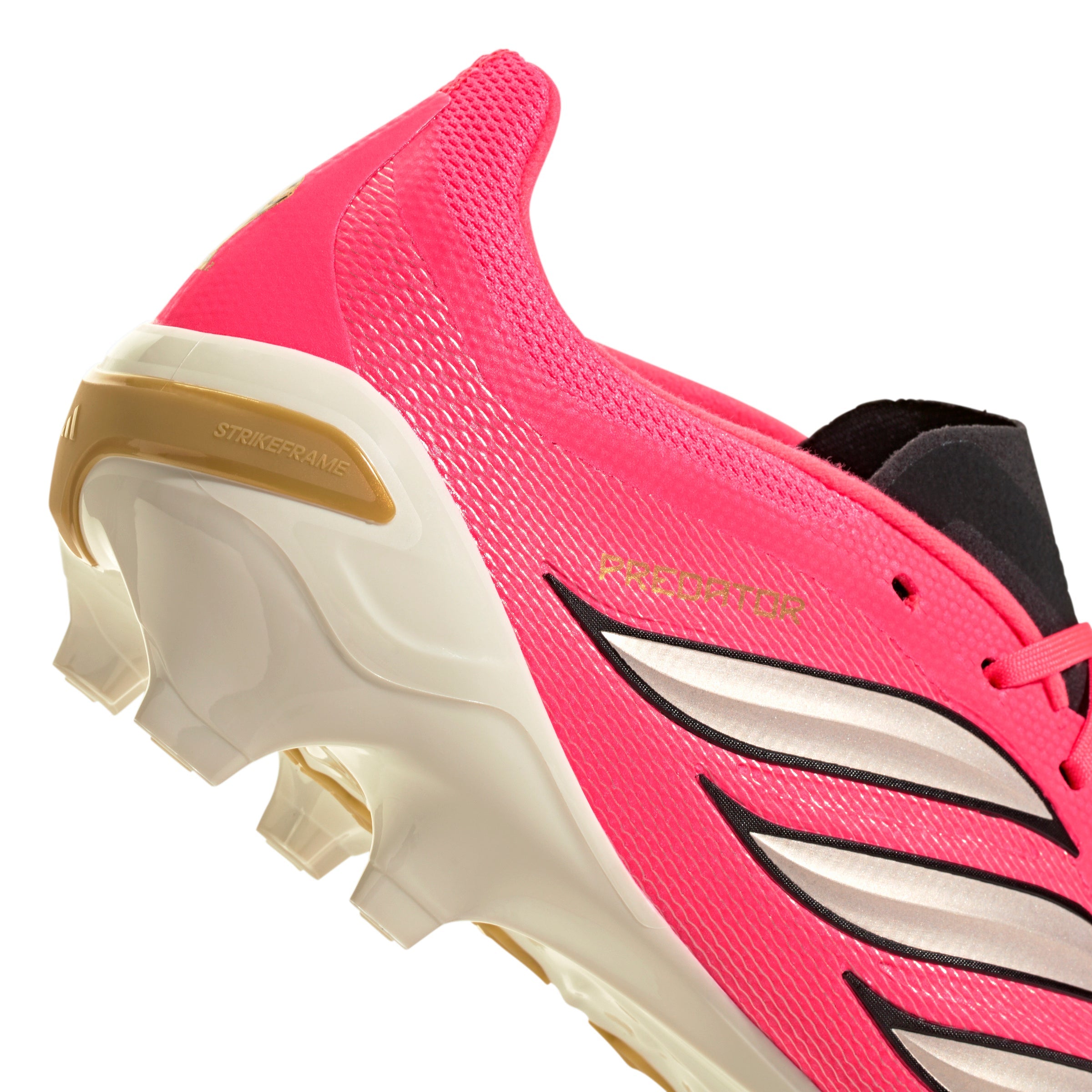 adidas Predator League FG Firm Ground Soccer Cleats- Solar Turbo/Thermal Chrome/Core Black
