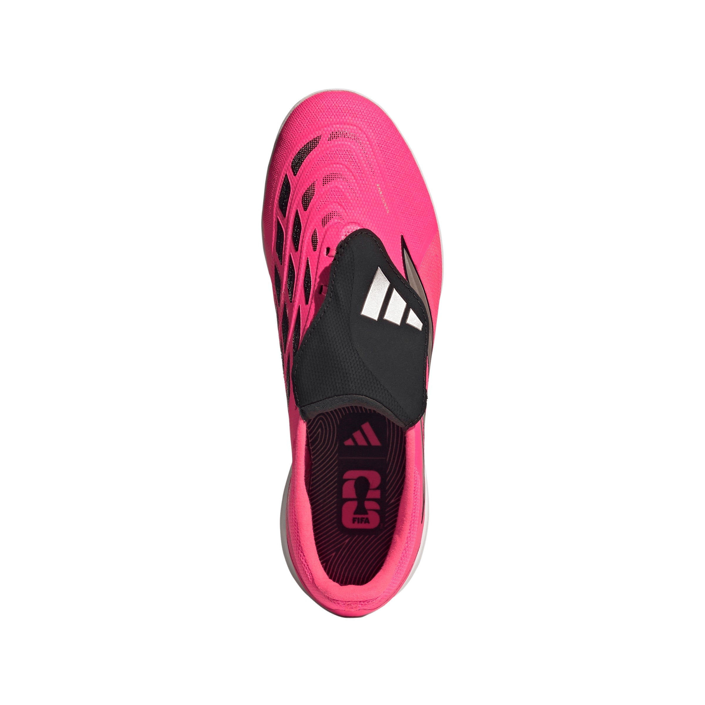 adidas Predator League Fold-Over Tongue Turf Soccer Shoes - Solar Turbo/Thermal Chrome/Core Black
