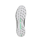 adidas Predator League FoldTongue TF Turf Soccer Cleat - Core Black / Silver Metallic / Pulse Mint