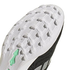 adidas Predator League FoldTongue TF Turf Soccer Cleat - Core Black / Silver Metallic / Pulse Mint