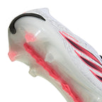 adidas Predator Pro Fold Tongue FT FG Firm Ground Soccer Cleats -Cloud White / Solar Turbo / Core Black