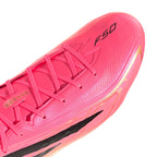 adidas F50 Hyperfast Pro FG Firm Ground Soccer Cleats - Solar Turbo / Core Black / Gold Metallic