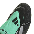 adidas Predator Elite FoldTongue FT FG Firm Ground Soccer Cleats- Core Black / Silver Metallic / Pulse Mint