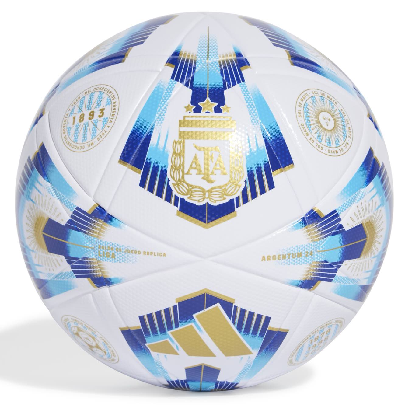 Argentina 24 League Soccer Ball Training Balls adidas White 4 