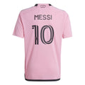 Inter Miami CF 24/25 MESSI Home Jersey Kids Licensed Jerseys adidas Pink YXS 