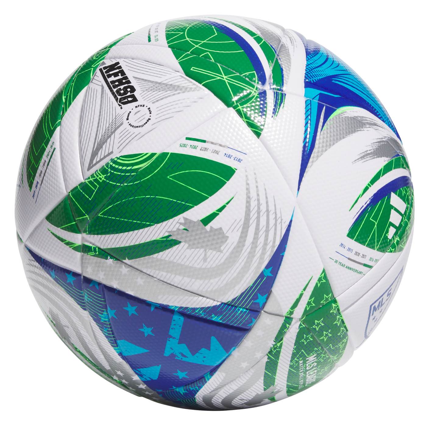 MLS 25 League Soccer Ball Training Balls adidas White 4 