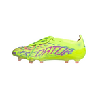 adidas Predator Elite FT FG Firm Ground Soccer Cleat - Lucid Lemon / Lucid Pink / Blue Fusion