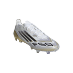 adidas F50 Elite FG Firm Ground Soccer Cleats-Cloud White / Core Black / Gold Metallic