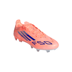 adidas F50 Pro FG Firm Ground Soccer Cleats- Beam Orange / Lucid Blue / Cloud White