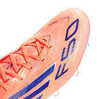 adidas F50 Pro FG Firm Ground Soccer Cleats- Beam Orange / Lucid Blue / Cloud White