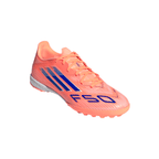 adidas F50 League TF Turf Soccer Cleats - Beam Orange / Lucid Blue / Cloud White
