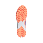 adidas F50 League Junior TF Turf Soccer Cleats- Beam Orange / Lucid Blue / Cloud White