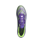 adidas F50 League FG Firm Ground Soccer Cleats- Purple Rush / Cloud White / Lucid Lemon